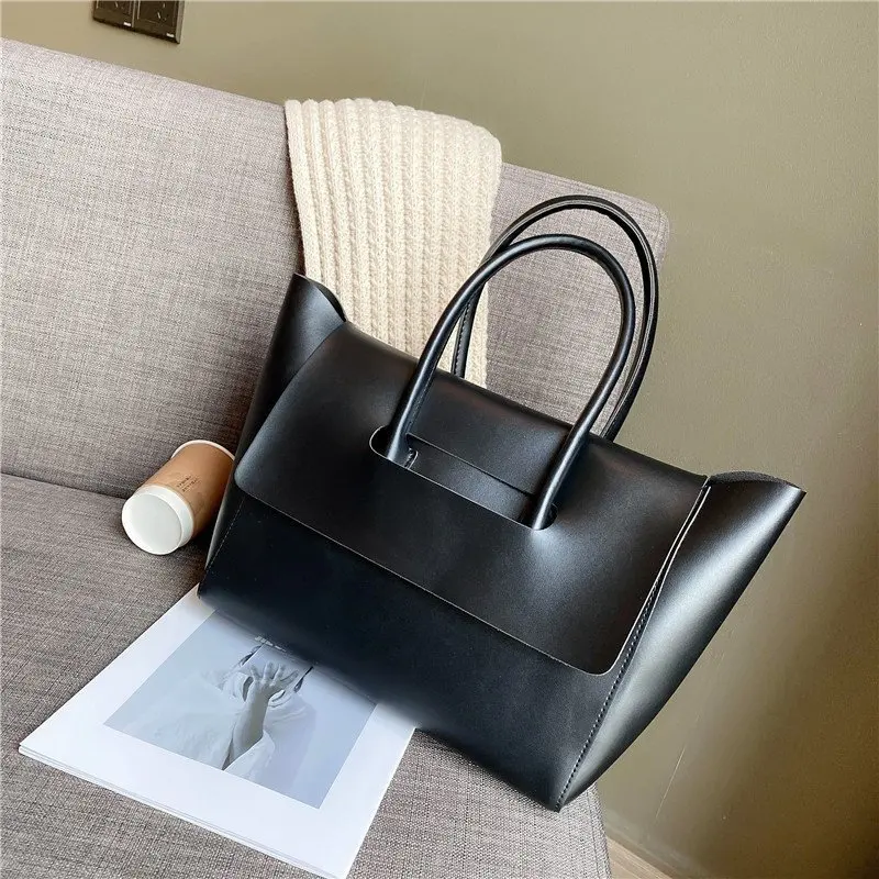 CGABG-Sac à Main de Luxe en Cuir PU pour Femme, Fourre-Tout de Grande Capacité, Simple, de Bonne Qualité, de Styliste, 2024