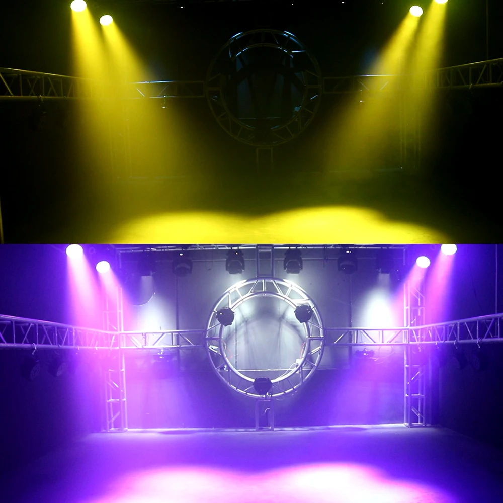 SHEHDS LED Beam+Wash 19x15W RGBW Zoom Lighting For Professional Stage Performances Bars Parties Nightclubs DJ&Disco