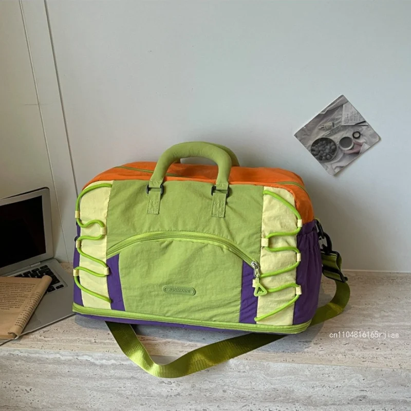 New Women's Travel Bag Fashion High Quality Multifunctional Fitness Bag Short-distance Business Large Capacity Travel Luggage