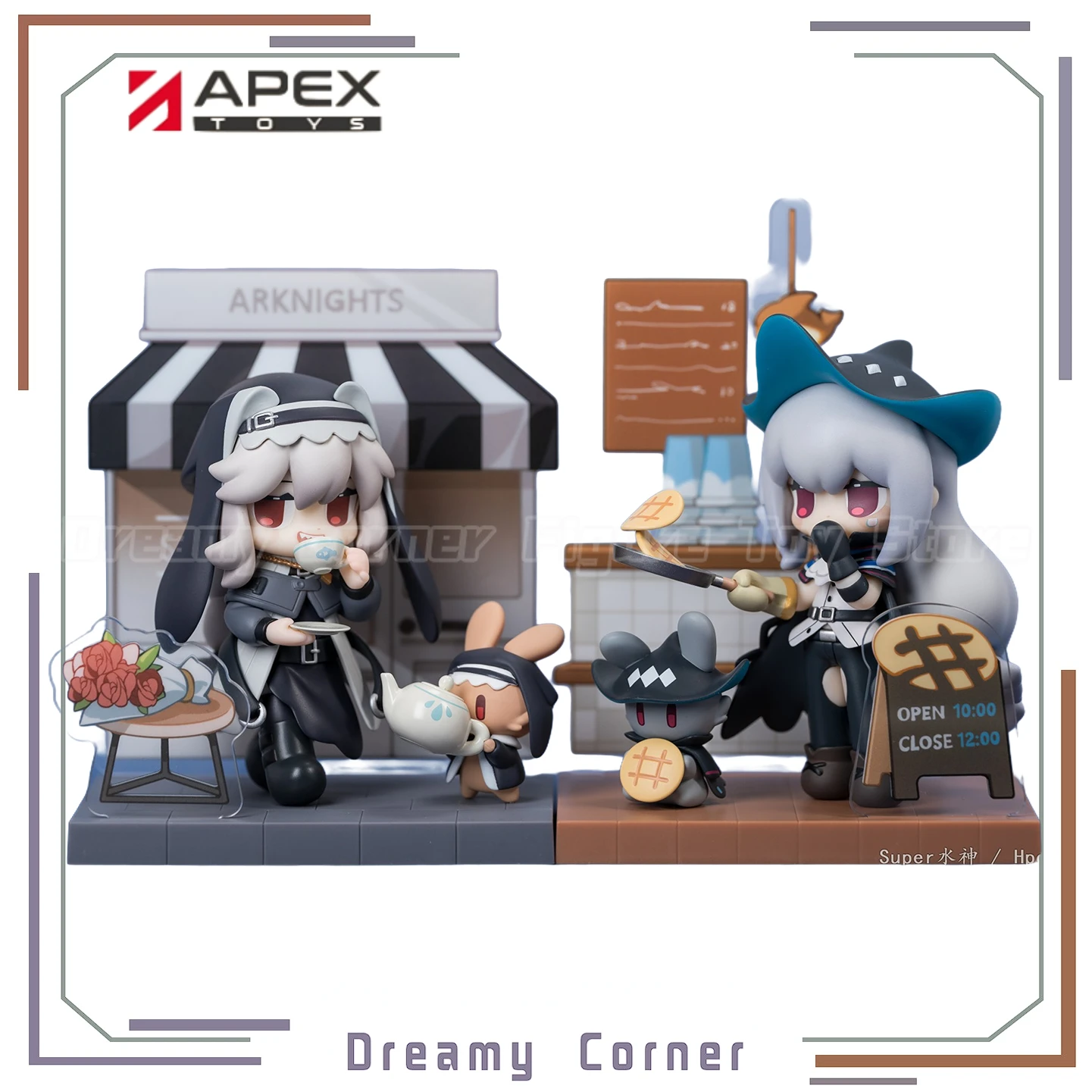 

【In Stock】Original APEX-TOYS Arknights Skadi Specter 2PCS Figures Toys Cute Model Ornaments Gifts