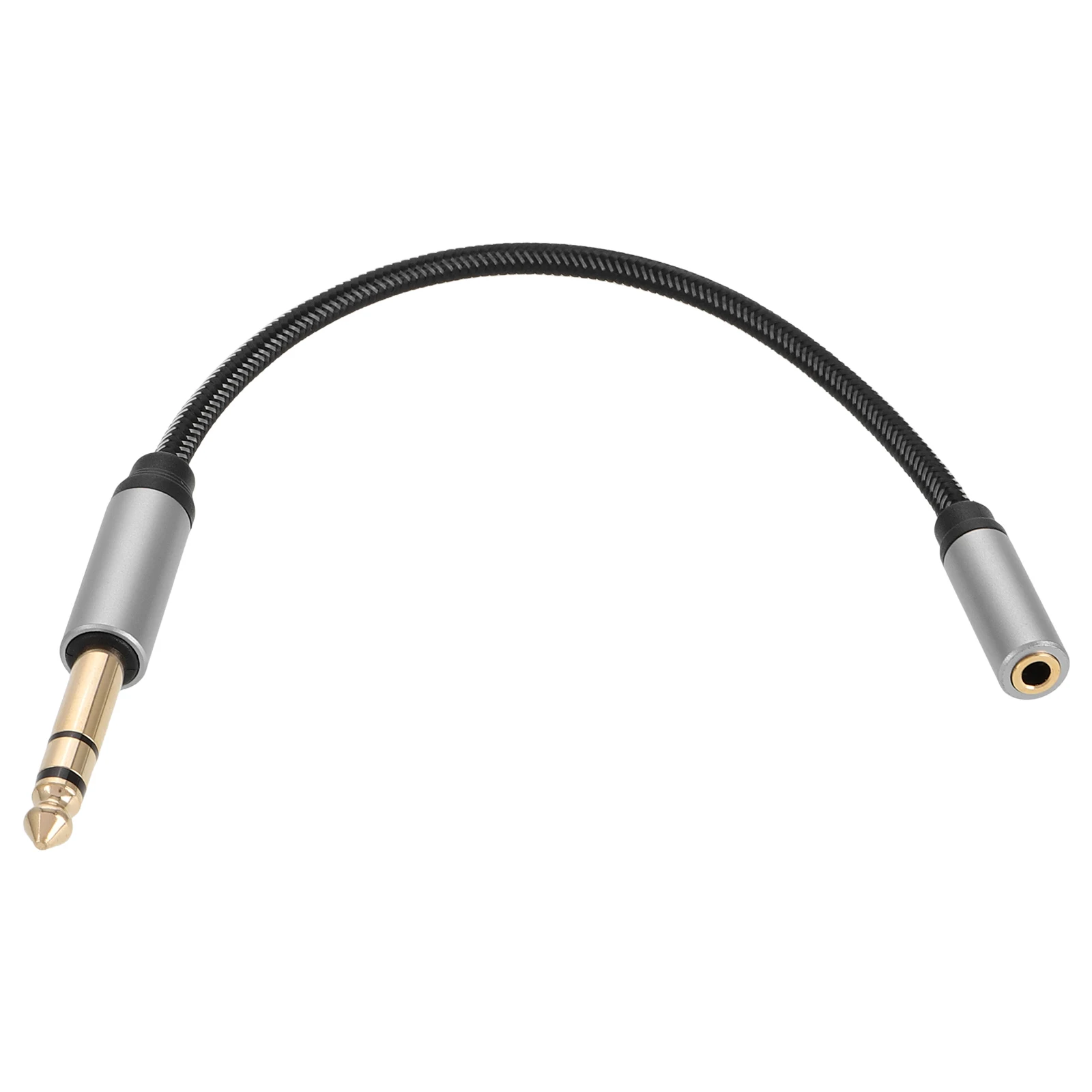

6.35mm to 3.5mm Headphone Extension Cable Aux Audio Line Replacement Wear Resistant Cord for Phones Tablets Computers