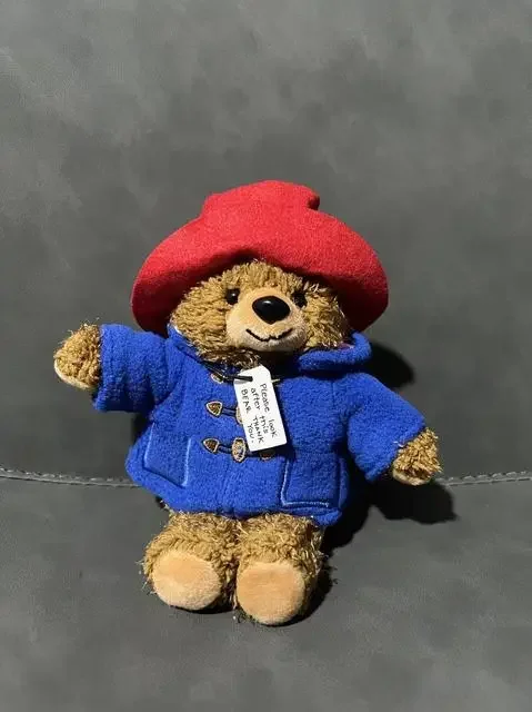 12cm Original Classic Paddington Bear Plush Toy Kawaii Small Bear Portable Handbag Stuffed Dolls High Quality Children Gifts