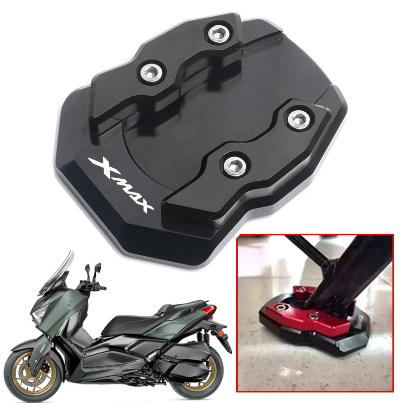 

Motorcycle Kickstand Extender Foot Side Stand Extension Support Plate Fit For Yamaha XMAX125 XMAX250 XMAX300 XMAX400 2017-2020