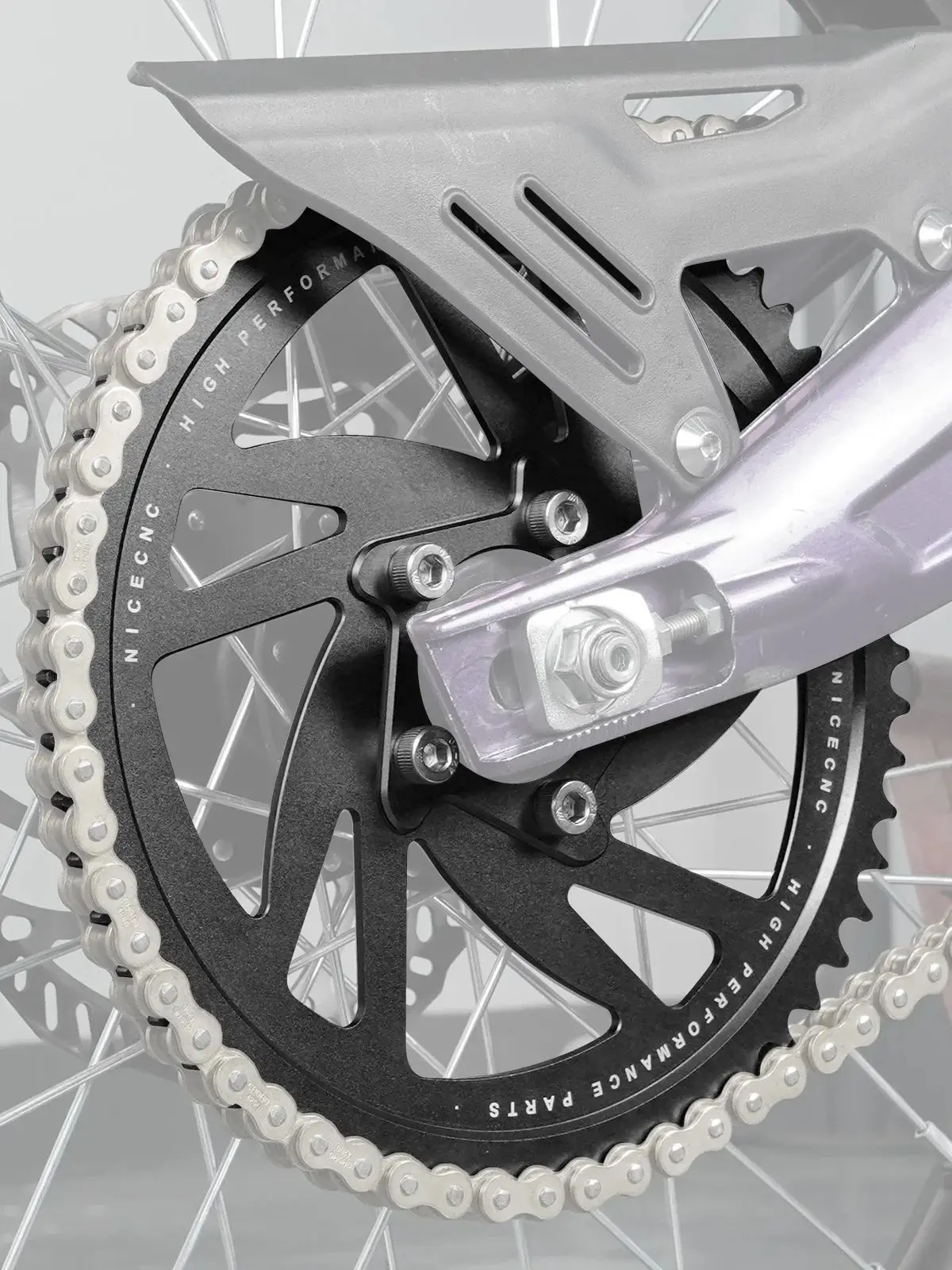 AliExpress NICECNC For Surron Light Bee X Motocross 58T Rear Sprocket For Sur-Ron Light Bee S L1E Segway X160 X260 Electric Dirt Bike