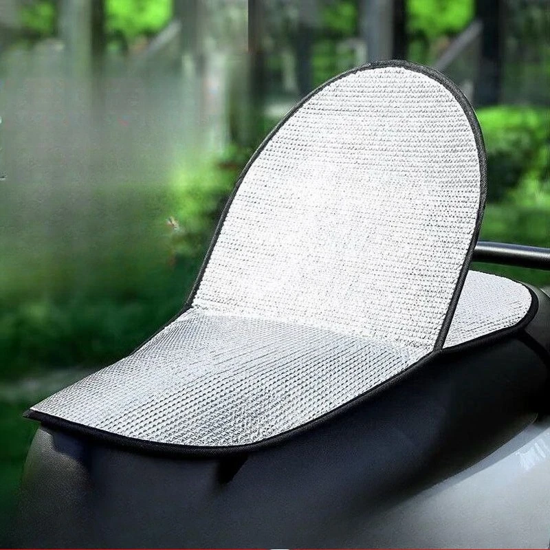 Sun Protection Seat Cushion Cover for Electric Motorcycles, Heat Insulating, Anti-Scalding, Waterproof, Universal for Summer