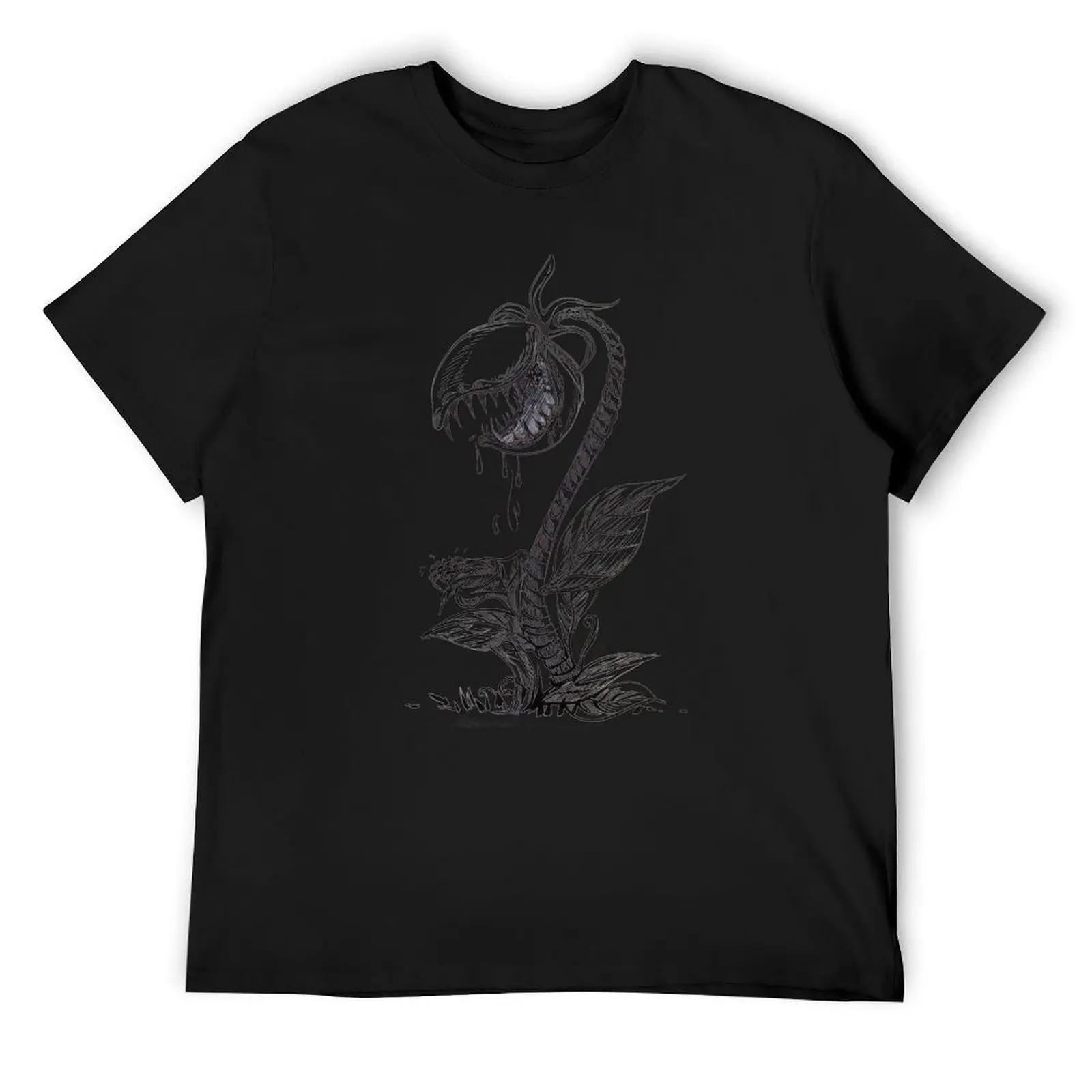 

Man eating plant Audrey T-Shirt cotton graphic tees shirts graphic tee baggy shirts shirts graphic tees sweat shirts, men