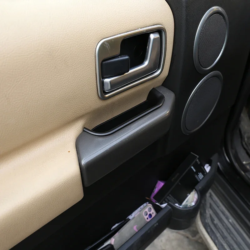 2PCS ABS Car Door Storage Box Phone Tray For Land Rover Discovery 3 LR3 2004-2009 Multipurpose Tidy Container Accessories - Image 3