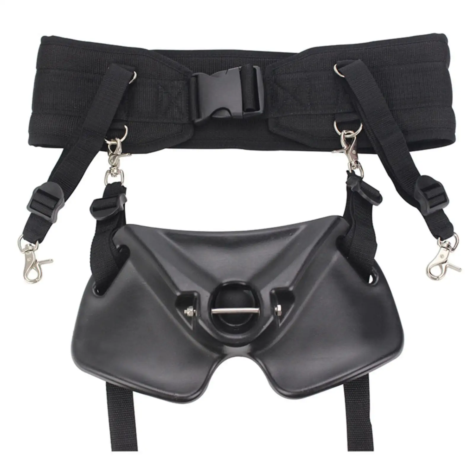Fishing Waist Support Harness Padded Rod Fighting Harness with Waist Belt Rod Fighting Belt Adjustable Heavy-Duty