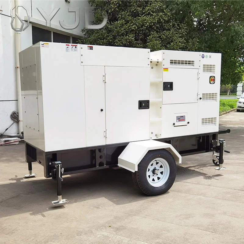 DYJD Super Silent Type Mobile Cumins Powered 100Kva 80Kw Diesel Generator 100Kva