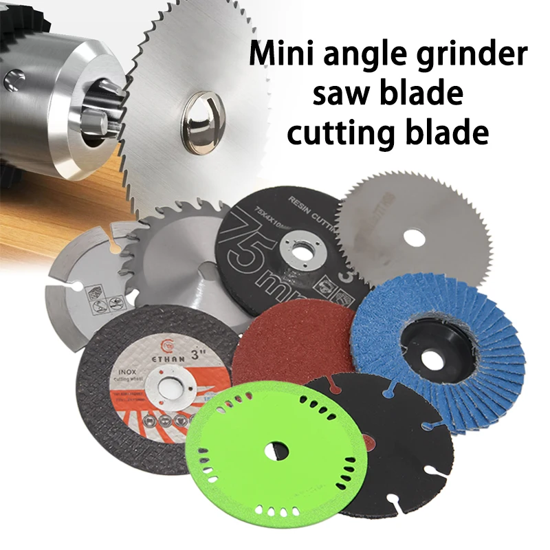 

3-Inch Angle Grinder Cutting Saw Blade 75mm Grinding Wheel Louver Blade Power Tool Accessory Set DIY Projects