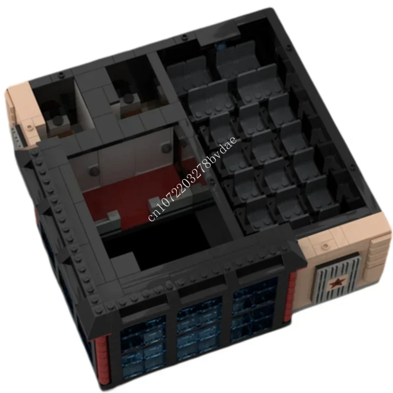 2569 pçs personalizado moc modular moderno cinema teatro vista de rua blocos de construção tijolos crianças brinquedos aniversário presentes natal