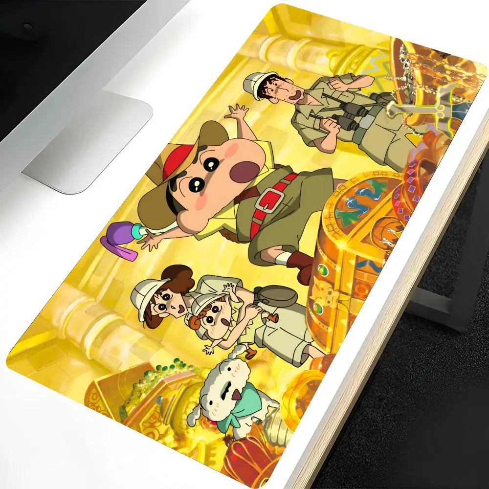 Anime C-Crayon S-Shin-chan MINISO Mouse Pad Large Mouse pad for home office Waterproof desk pad gaming Mouse pad