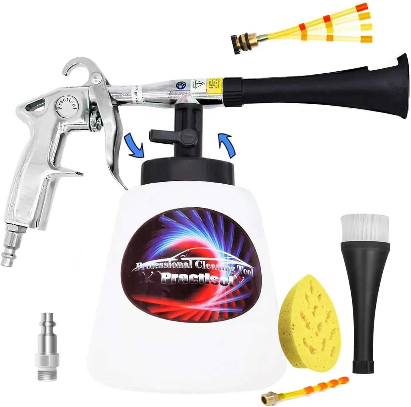 

Auto Detail Tools Car Detailing Kit(Needs Air Compressor) High Pressure Car Cleaning Gun Car Cleaning Kit for Vehicle Upholstery