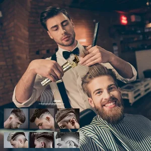 Wiederaufladbarer Haarschneider für Friseure, Große Klinge, Professioneller Elektrischer Haarschneider, Haarschneidemaschine für Männer, Elektrischer Clipper – Detail 4
