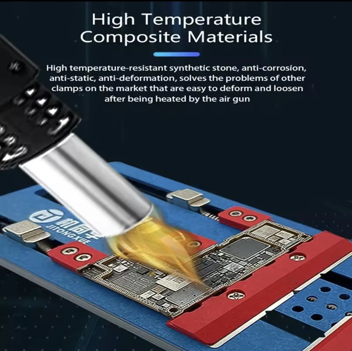 JITONGXUE KJ-01 Universal Fixture Three-axis Four-position Multifunctional Rotating Fixture for Motherboard Chip CPU Repair Tool