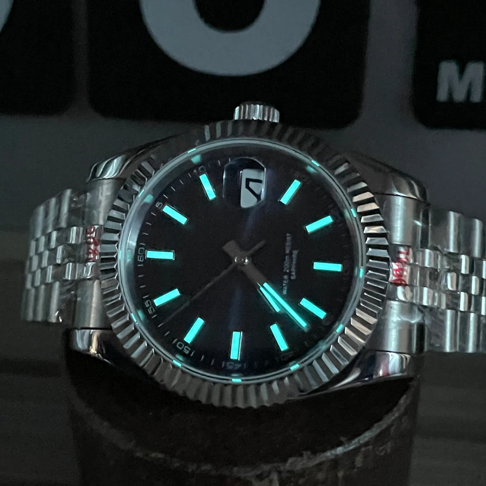 41MM Mechanical Wristwatches Luxury Sapphire Glass 200M Waterproof Automatic Watches Stainless Steel Men Luxury Business Watch