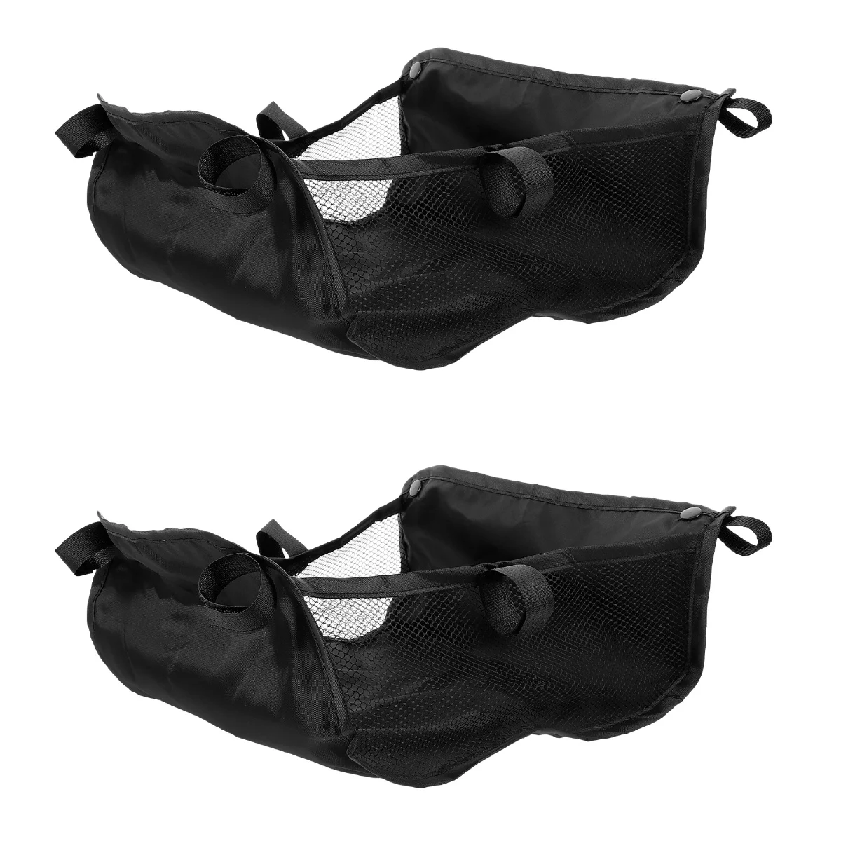 Set of 2 Diaper Bag Basket Stroller Bottom Infant Car Seat Toddler Organizer Baby Storage Cup Holder