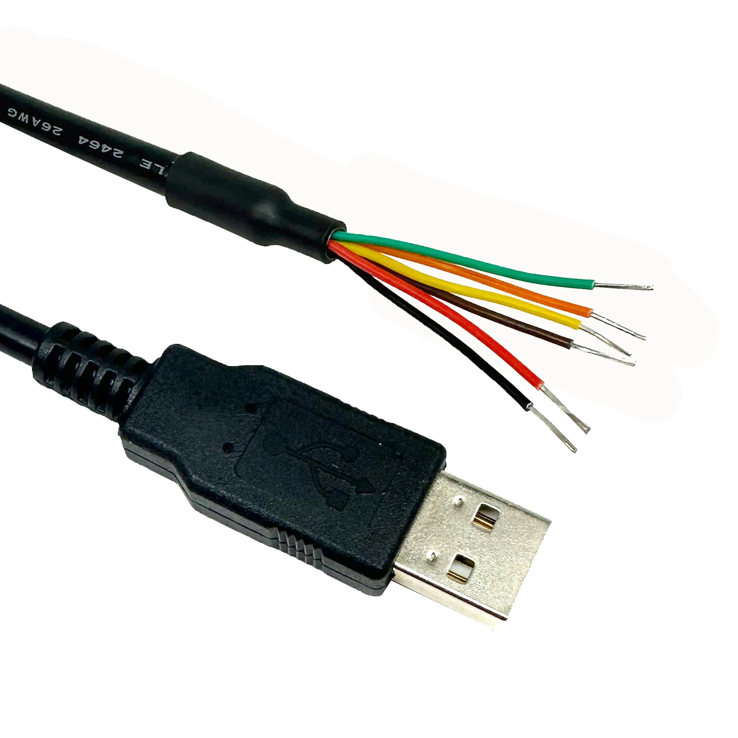 

Кабель-адаптер USB-RS485-WE, 6-контактный, USB-RS485, последовательный преобразователь UART, с чипом FT232RL, 1.8 м