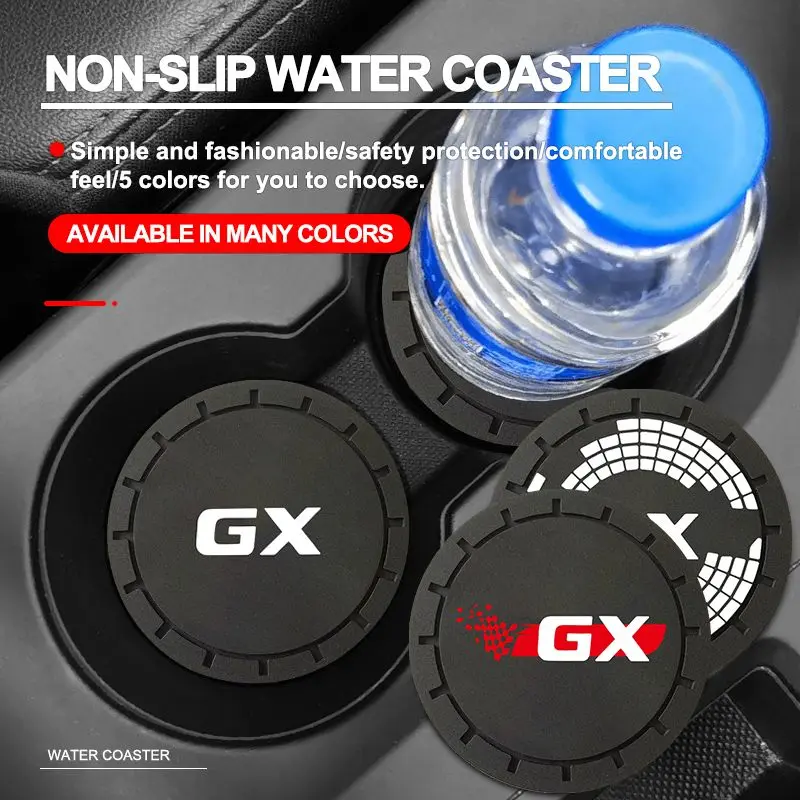 

Car Coaster Water Cup Non-Slip Silica Gel Pad Holder Mat For Lexus GX 460 2019 470 2023 2008 2010 2013 2016 2017 2020 Accessorie