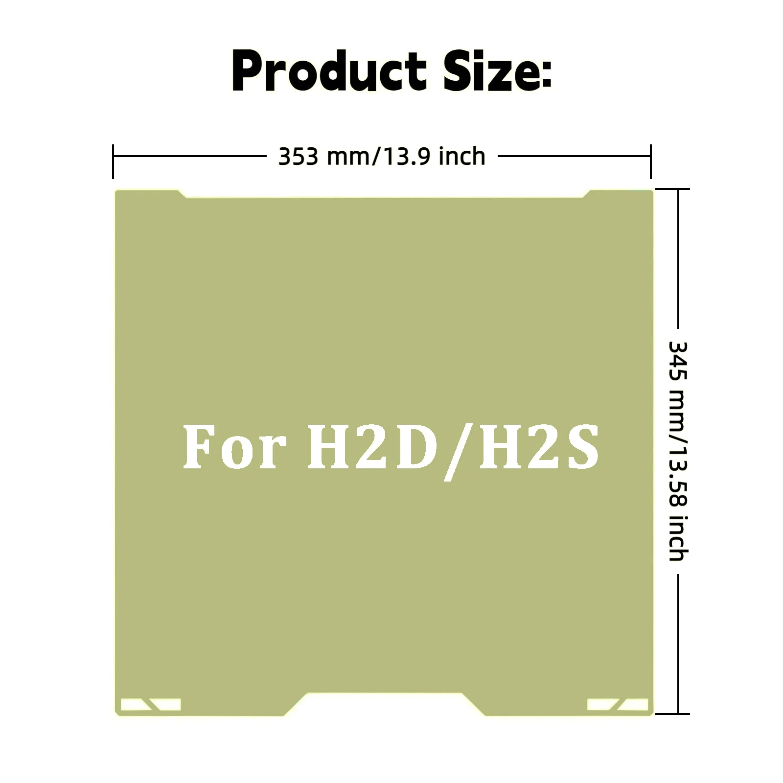 PEI Pro Cold Plate For Bambu Lab H2D H2S A1 P1 X1C P2S H2C Cool Build Plate For Anycubic Kobra S1 Creality K1 Ender 3 Kobra 3
