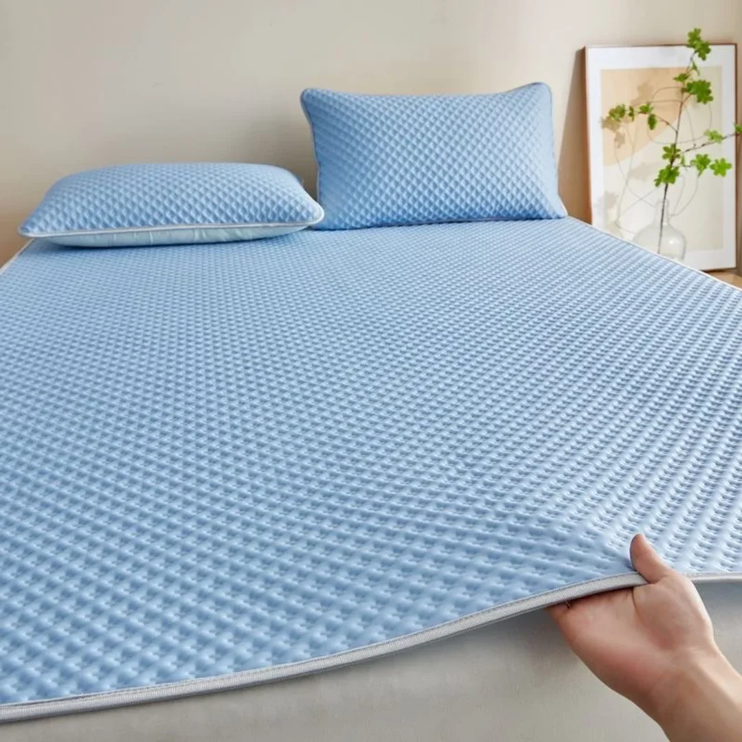 Summer Essential: Air - Conditioned Soft Bed Sheet - Like Feel, Ideal for Home Use in Hot Weather, Great for Bedroom and Sofa