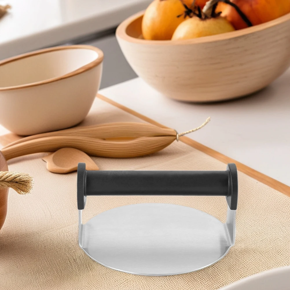 

Stainless Steel Meat Press Burger for Bbq Pressing Mold Grill Former Beef Patty Maker Non-stick Pressers Smooth Barbecue