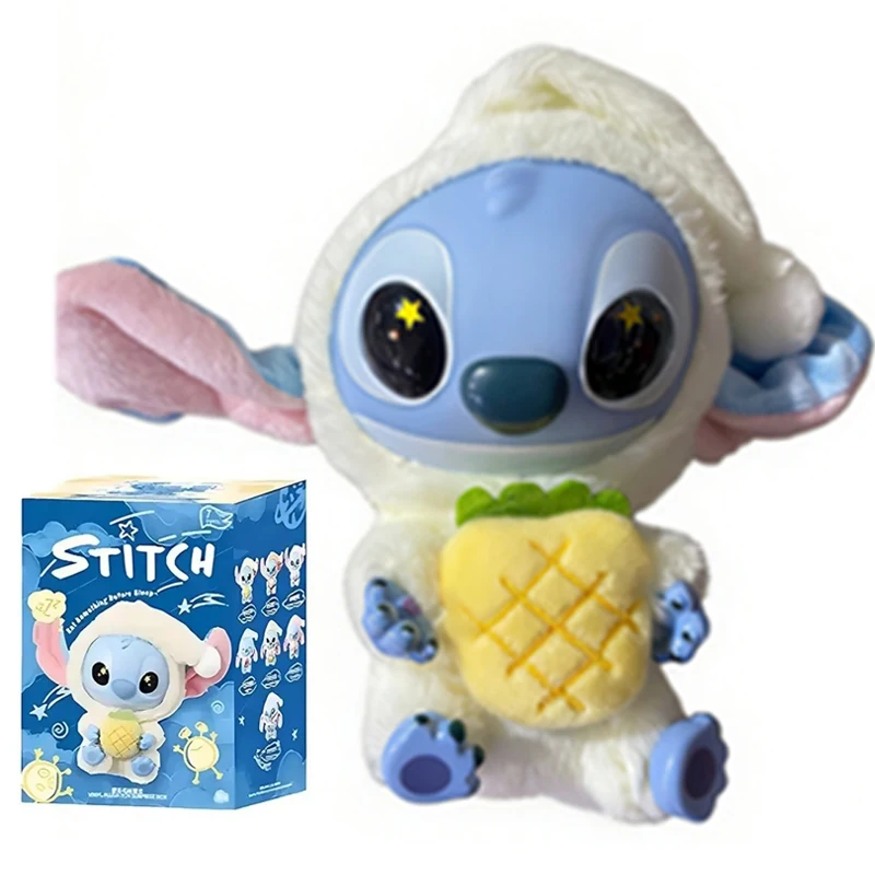 2026 ديزني غرزة أكل شيء قبل النوم سلسلة الفينيل ألعاب من نسيج مخملي مفاجأة صندوق نموذج صندوق أعمى جمع المفاتيح صندوق واحد #4