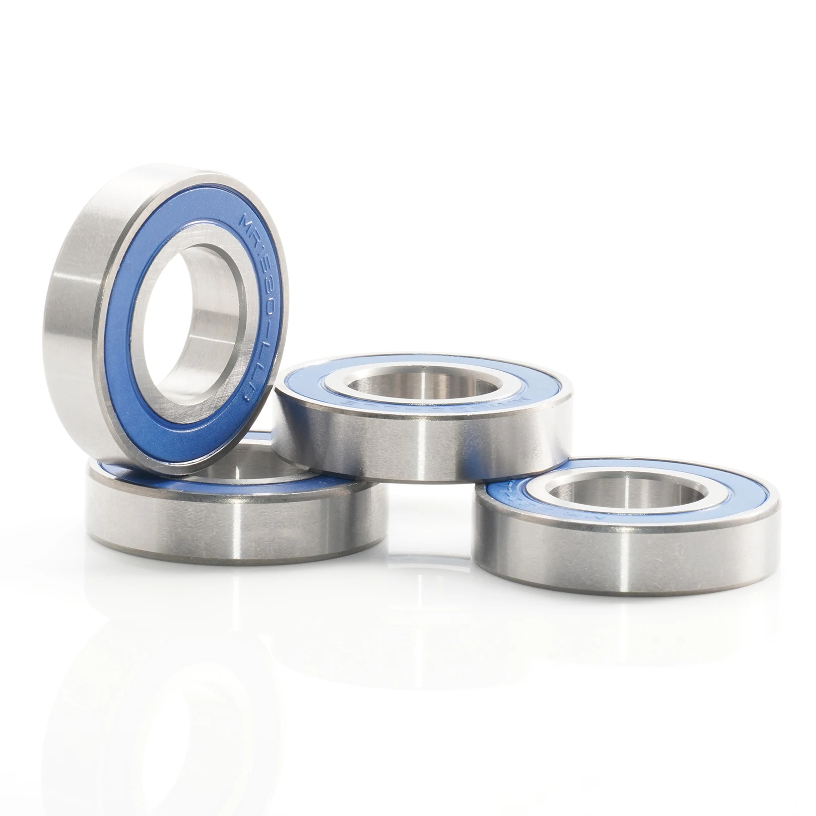 4PCS MR15307-LLB 15*30*7 mm ABEC-3 Ball Bearings 15307RS For Industry Nine Bicycle Hub Bottom Bracket MR15307 RS Ball Bearings