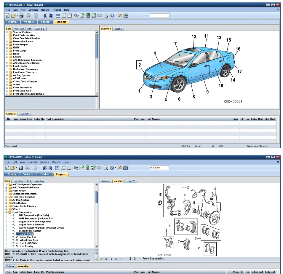 2023 MITCHel ULTRAMATE 7 COMPLETE ADVANCED NEW MITCHel ESTIMATING SYSTEM + Patch for Unexpire With Install Video+Remote Install