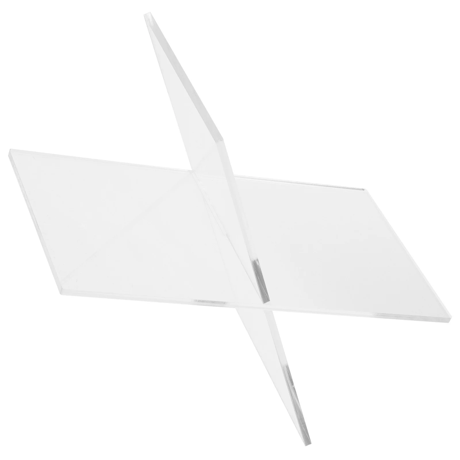 

1pcs Acrylic Bookend Book Holder Stand Desktop Storage Organizer Bible Magazine File Rack Display Easel For Home Office Study