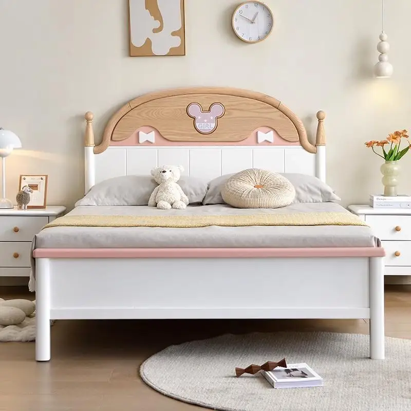 

Минималистичная милая детская кровать, современная роскошная элегантная дизайнерская кровать для спальни, роскошная кровать середины века, Camas de Dormitorio, модная мебель