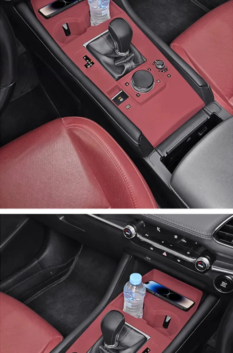 LHD Für Mazda 3 Axela Mittelkonsolenauflage Silikon-Schutzmatte Auto-Innenausstattungsteile – Detail 13