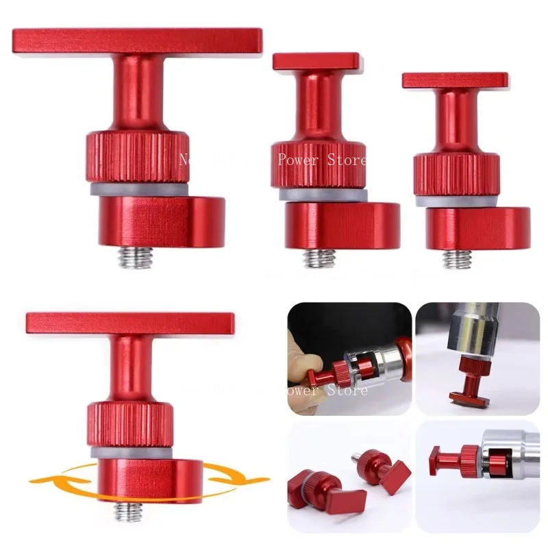 

Adjustable car dent repair tool aluminum alloy gasket 3-piece set thickened puller dent repair parts reusable