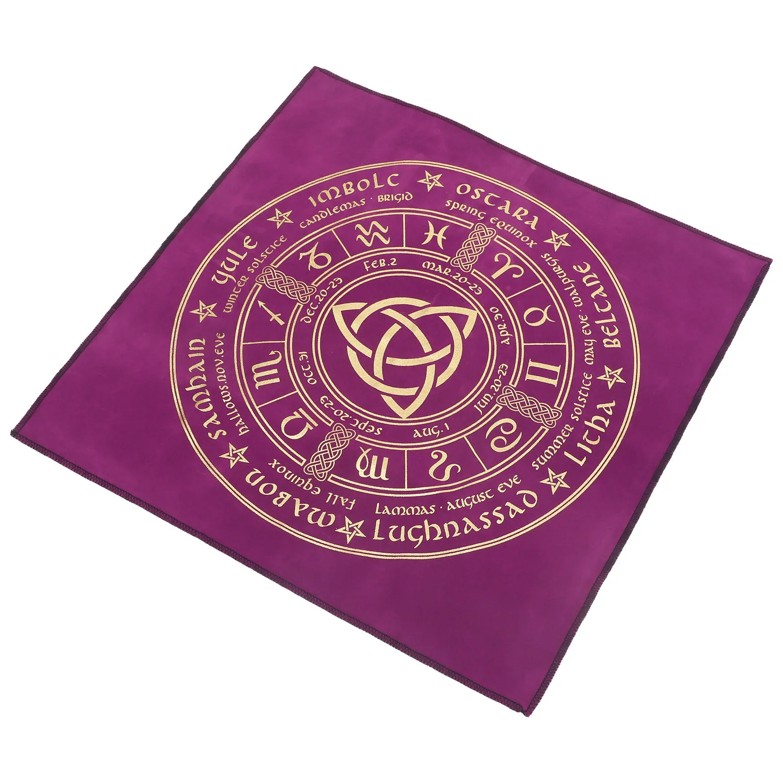 

Tarot Card Tablecloth Soft Fabric Altar Cloth For Tarot Reading Divination Game Decor Square Table Cover