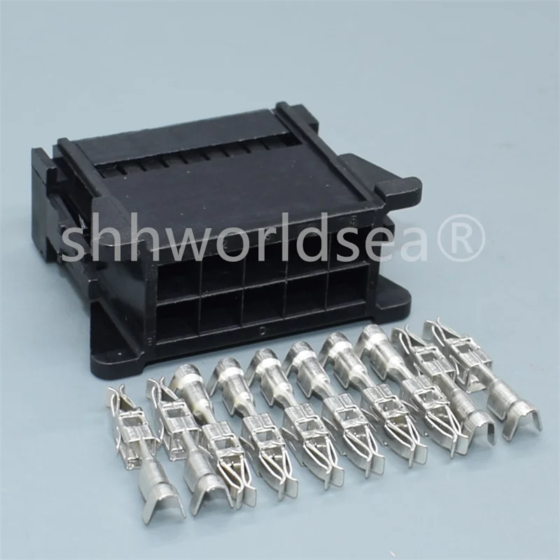 

1Set 10 pin not waterproof female auto connector wiring harness plug 297115 98174-1002 car electric cable socket