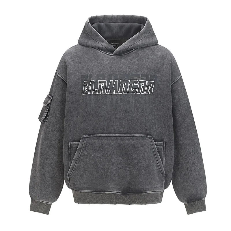 

Толстовка в стиле хип-хоп большого размера с принтом, уличная одежда, повседневный пуловер Harakuju, толстовки для мужчин, весна-осень