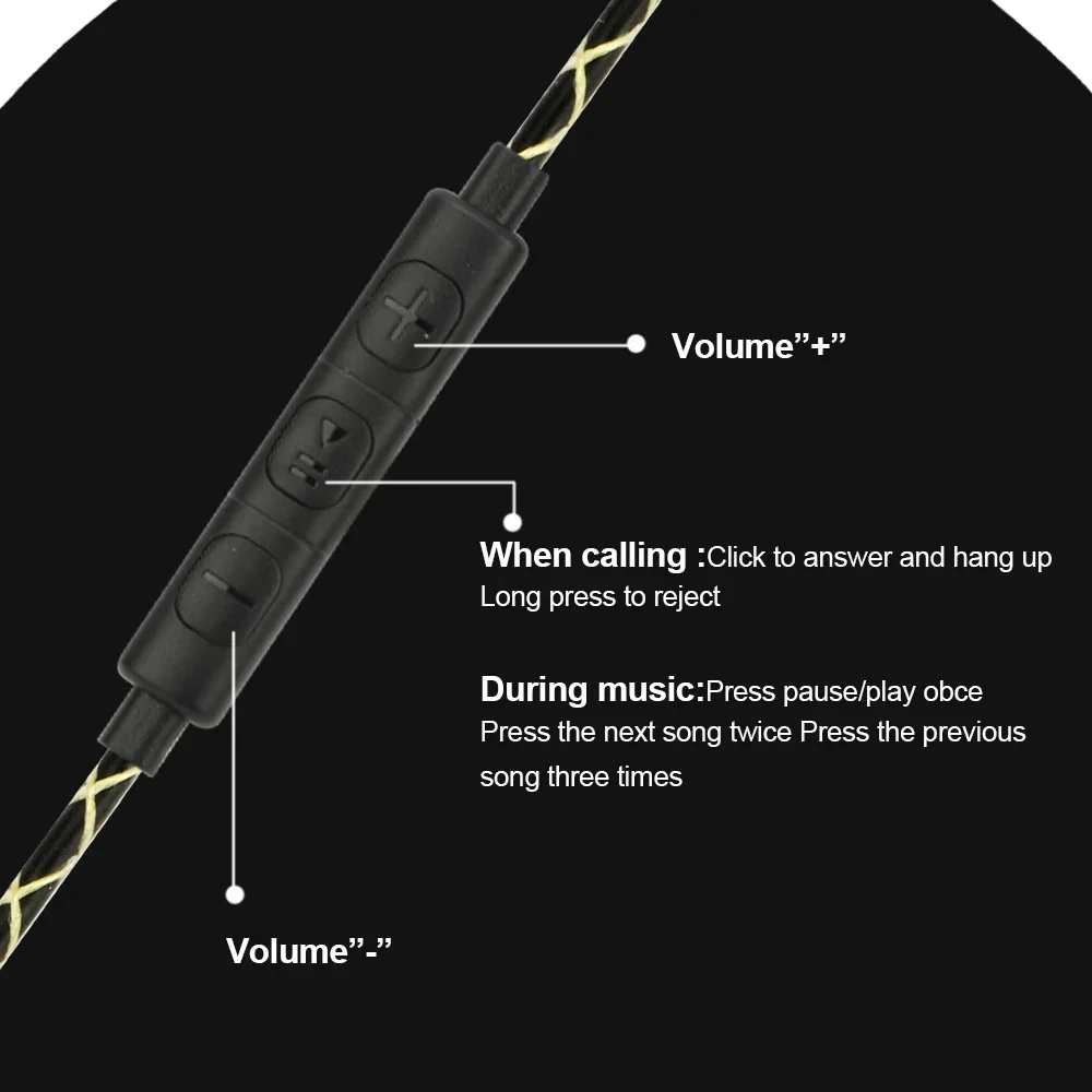 Motorcycle Helmet Headset Headphone Speakers Support Hands Calling Headset with Cable , Universal Racing for Motorcycle