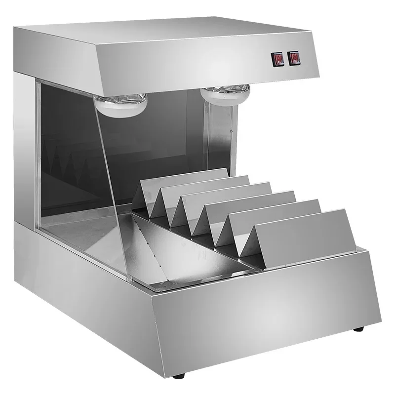 

Desktop French Fries Workstation Insulation Cabinet Operating Desk Commercial French Fries Station Oil Control Machine