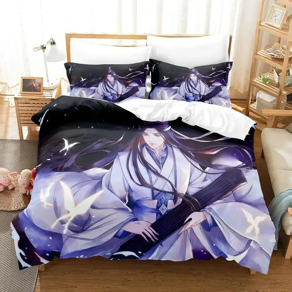 New Mo Dao Zu Shi The Grandmaster of Demonic Cultivation Bedding Set Anime three-piece set Adult Kid Bedroom Duvet cover Sets