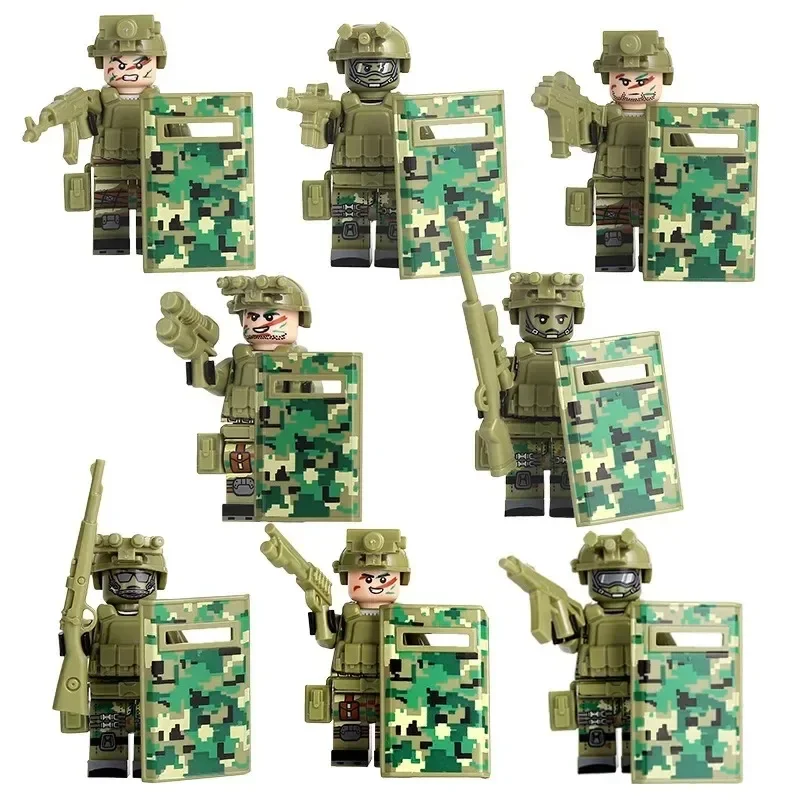 Soldatenpuppen, humanoide Puppen, Minipuppen, Schmuckstücke, Zeichentrickfiguren, Weihnachtsgeschenke für Jungen und Mädchen, Minifiguren – Detail 3