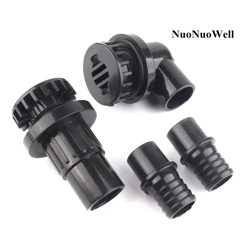 1pc 20mm Aquarium Fittings Fish Tank Direct Elbow Water Drainage Aquatic Pet Socket PVC Pipe Drain Connectors Hose Joint