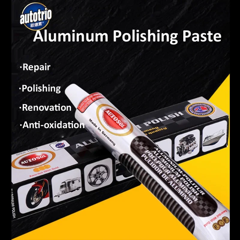 1 шт. Германия AUTOSOL 100 г алюминиевая Полировочная паста AT-01824 алюминиевый сплав ремонт царапин зеркал дверей и окон алюминиевая полировка 1 шт. Германия AUTOSOL 100 г алюминиевая Полировочная паста AT-01824 алюминиевый сплав ремонт царапин зеркал дверей и окон алюминиевая полировка