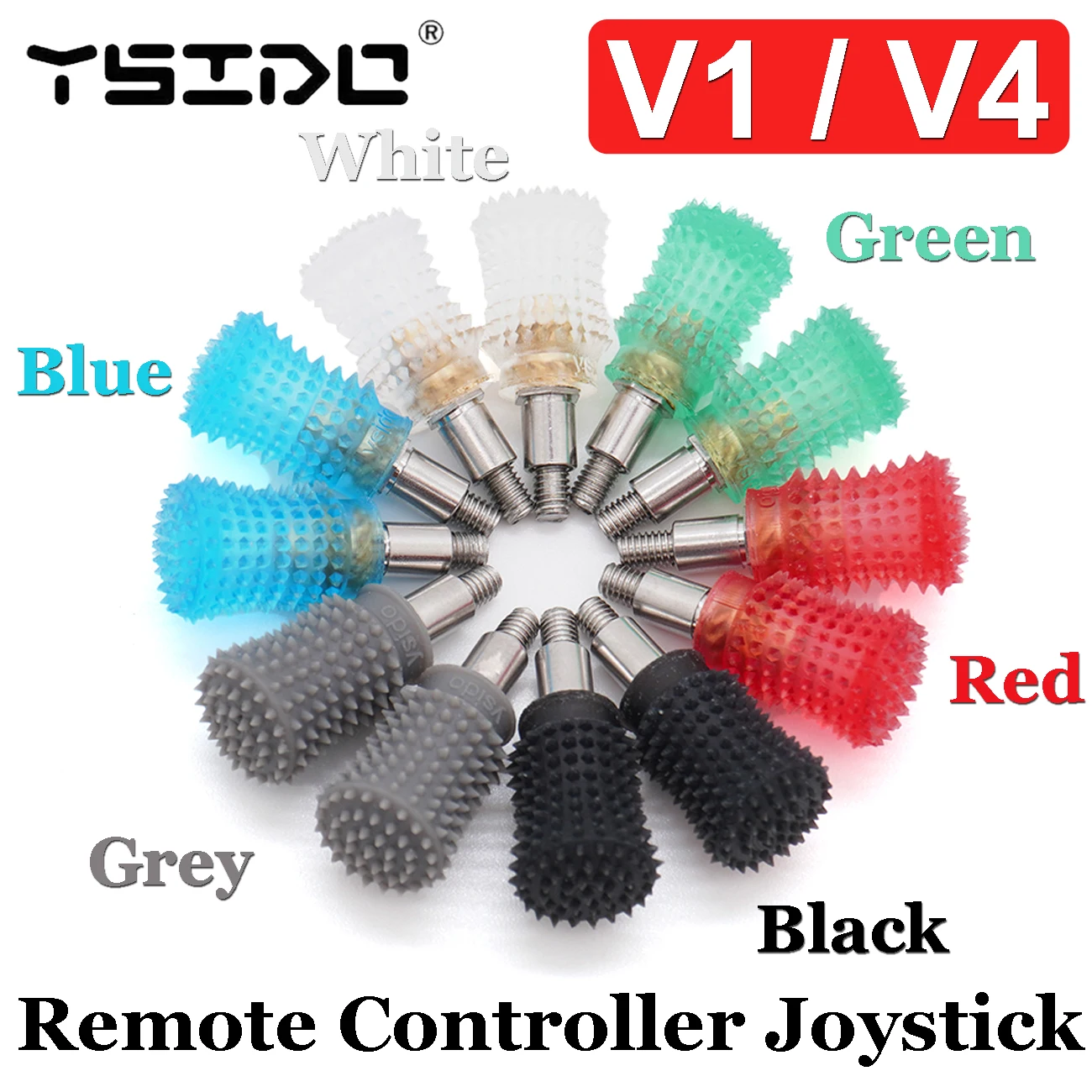 1Pair YSIDO V1 V2 Anti-slip Rocker Cap Joystick Lever FPV Drone Remote Controller Stick Ends for RadioMaster Pocket Accessories