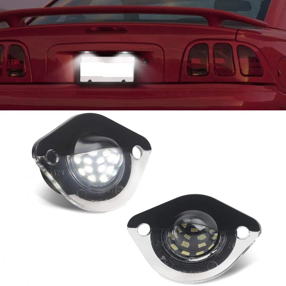 

12V 5W T10 LED Number License Plate Light Lamps For Ford Mustang GT 1994 1995 1996 1997 1998 1999-2004 Car License Plate Lights