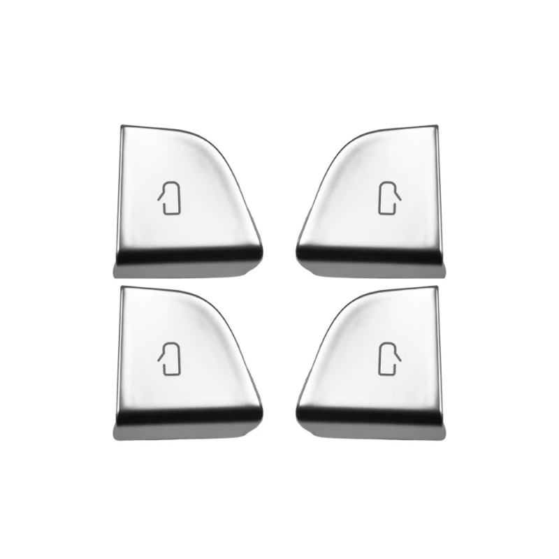 4pcs for Tesla New Model 3 Highland 2024 Door Key Protection Patch Car Accessories Door Opening Button Protect Cover Decoration