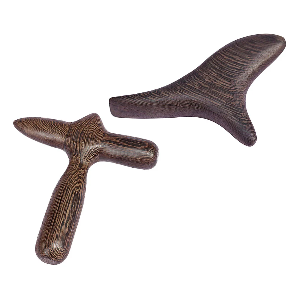 

Facial Massager Acupuncture Stick Hand Muscle Relief Massagers Deep Wooden Acupoint Press Tools