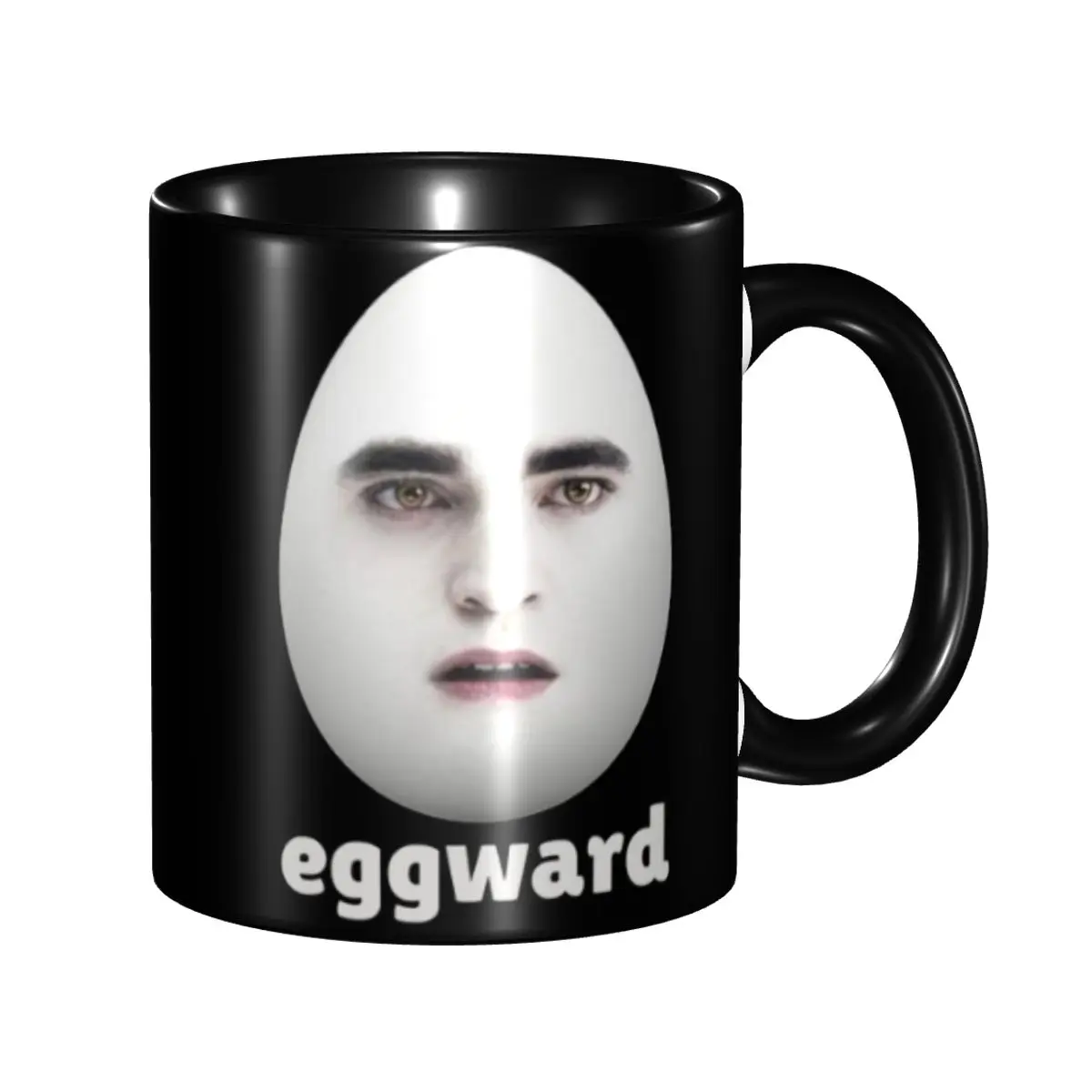 Twilight Eggward Funny Meme Coffee Mugs Cute Edward Cullen Cup For Home