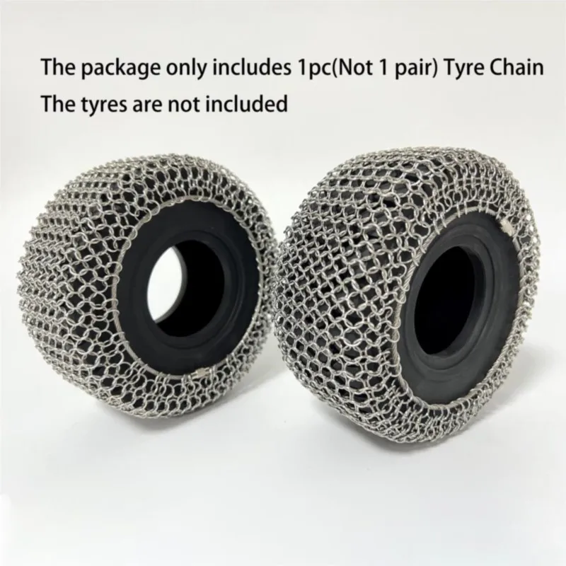 Accessories Metal Tyre Chain Spare Parts for 1/14 K988 RC Hydraulic Loader Construction Vehicle Trucks Model