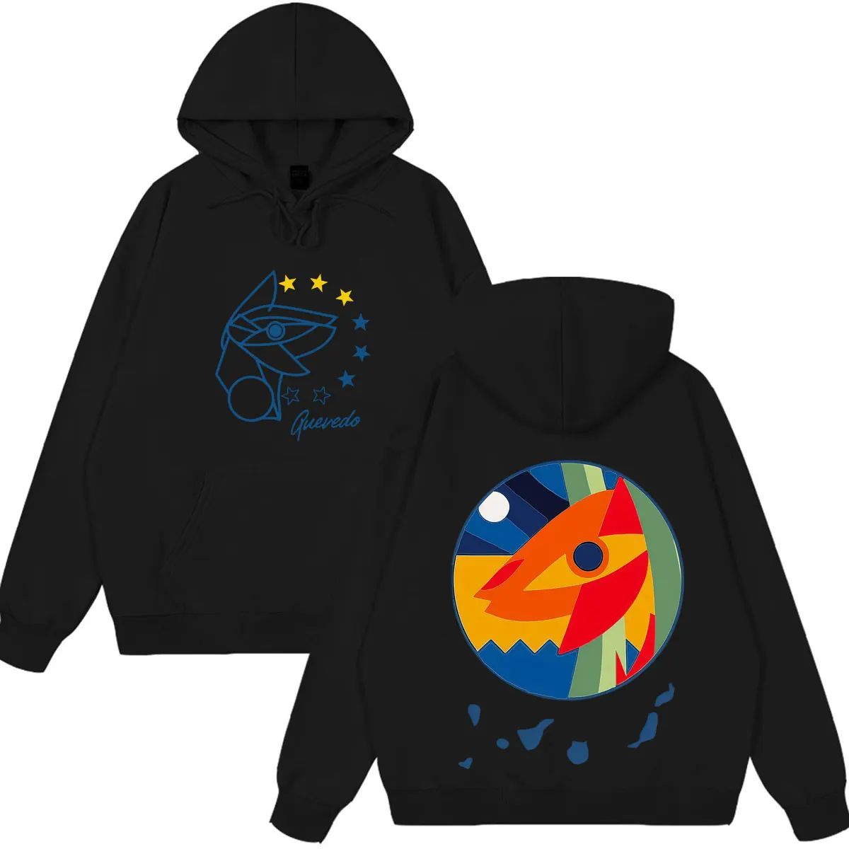 QUEVEDO EL BAIFO Album 2026 Tour Print Hoodie Herren Damen Mode Kleidung Sweatshirt Winter Casual Hip-Hop Pullover Fan Geschenke Top – Detail 7