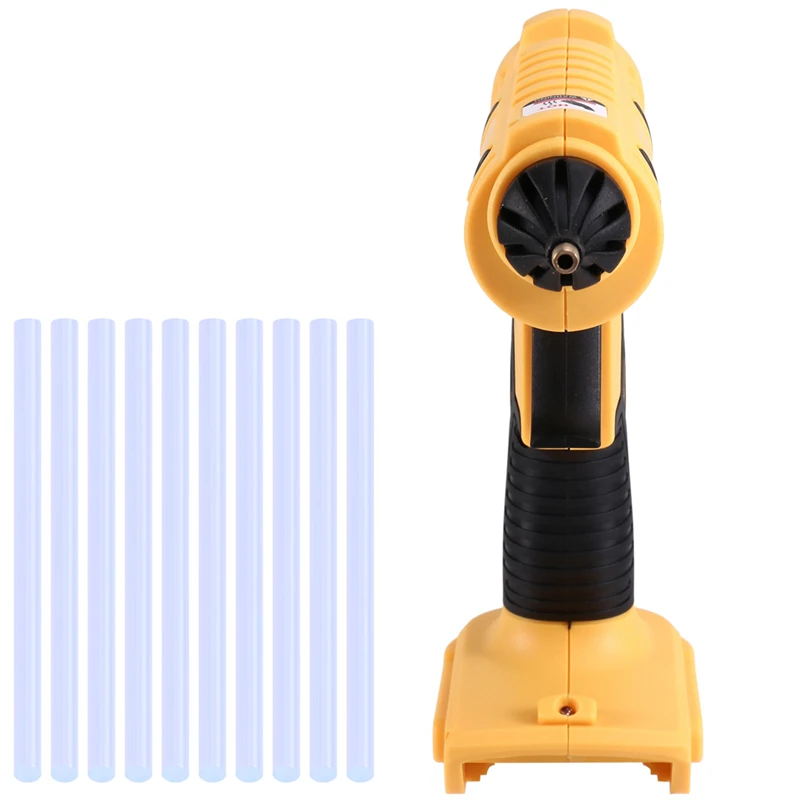 

Hot Glue Gun 100W Household DIY Repair Tool Rechargeable Electric Heat Temperature Gun For Dewalt 18V 20V Battery